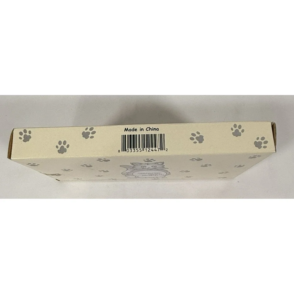 ABC Distributing Cat Collage Photo Frame Pewter Silver 4 Openings Whimsical 8in